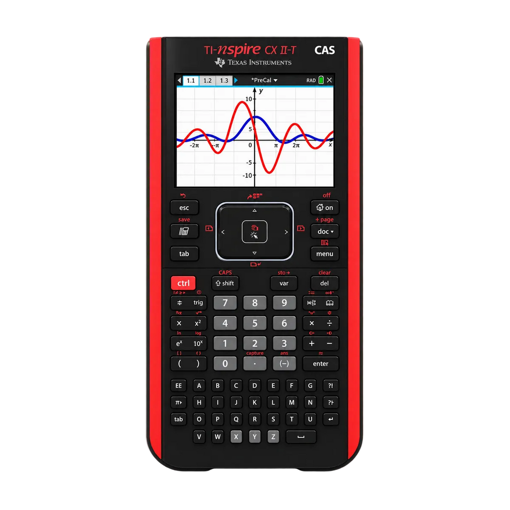 TI-Nspire CX II-T CAS Grafikrechner mit CAS für Oberstufe und Abitur