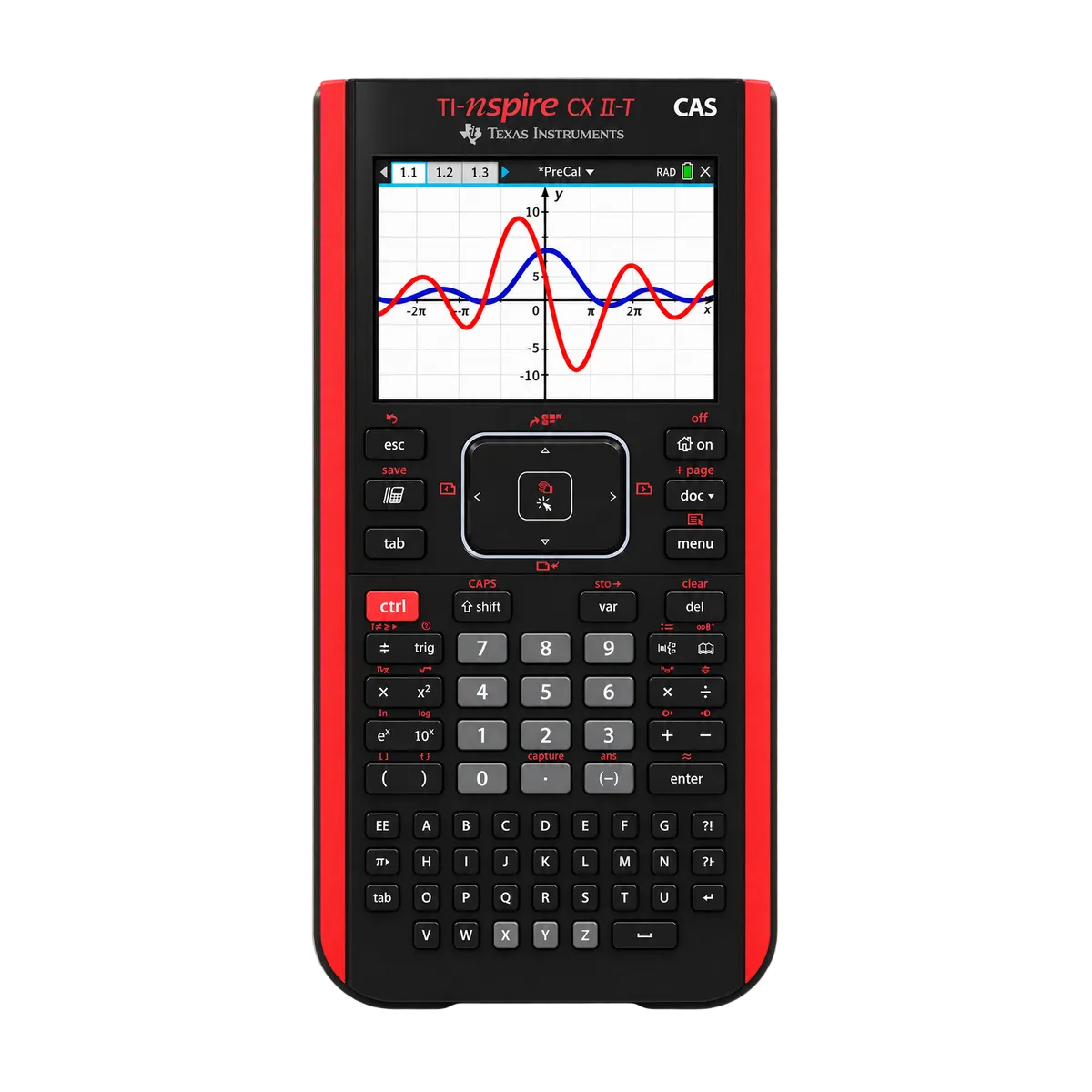 TI-Nspire CX II-T CAS Grafikrechner mit CAS für Oberstufe und Abitur