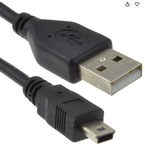 Ladekabel USB A zu USB Mini B gebraucht - passt für alle Texas Instruments TI-nspire Taschenrechner
