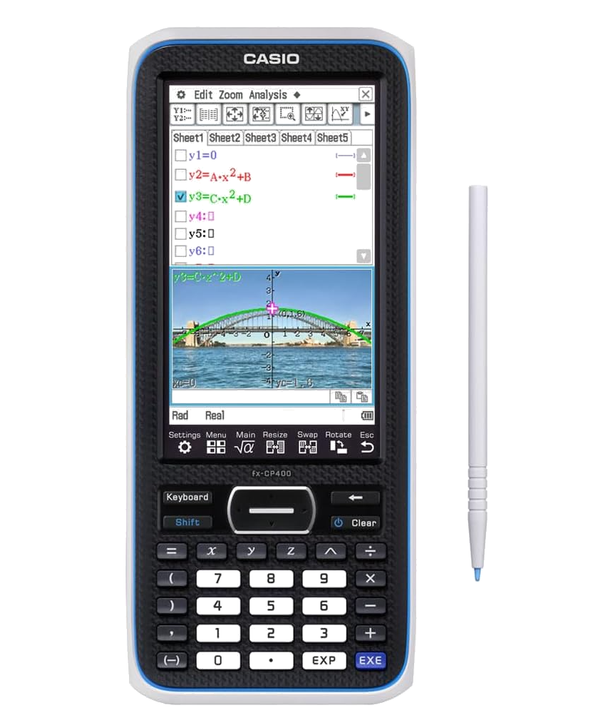 Casio fx-CP400 ClassPad II Grafikrechner – Refurbished – CAS & Touchdisplay